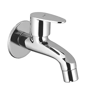 Zap Pluto Chrome Plated Finish Brass Long Body Bib Cock Water Tap for Bathroom Faucet