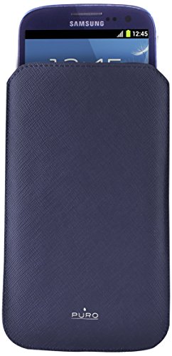 PURO Slim Essential XL - Custodia universale per smartphones, Blu