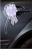 adornos boda pelo CF 4 copos rosetas Bouquet Partydeco br-008 - unidades 4 lazos lazos para boda