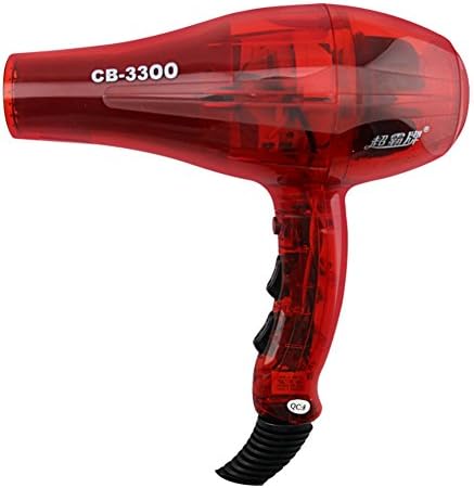 JINGJIE 2000w Powerful,Hair dryer,Salon tools Household Cool Hair dryer 3grade heat 2grade Wind power 1 keys Cold air Adjustable-red