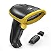 Produktbild TaoTronics 2-in-1 2.4GHz Kabelloser & Kabelgebundener Barcode Scanner USB Bar Code Scanner mit 32 Bit Prozessor, Tragbarer Kabelloser Empfänger, Interner 700mAh Akku