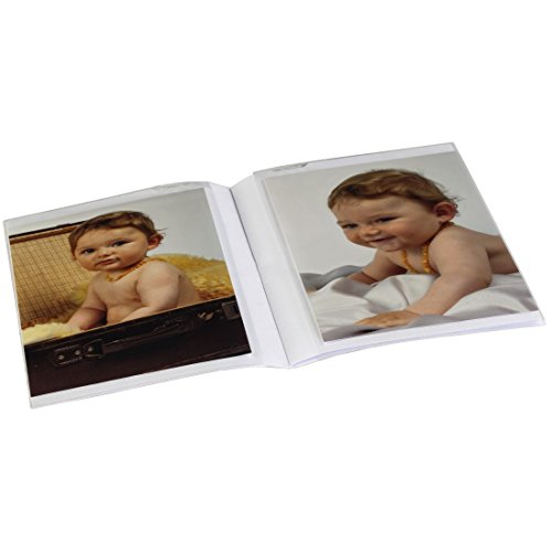 Hama Mini Einsteck Fotoalbum Set Bernd (3 Einsteckalben mit je 8 Seiten, für Fotos im Format 10 x 15 cm, inkl. 3 Briefumschläge, Motiv Teddy-Bär, 11,5 x 16,5 cm) Babyfotoalbum braun - 2