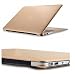 Produktbild Metallische Champagner Gold Durch gummierte Hard Shell, Elegantes und leichtes 2-Part Hard Case Cover Schutz Hülle, Ultra Slim matt gold farbe für MacBook Air 13"