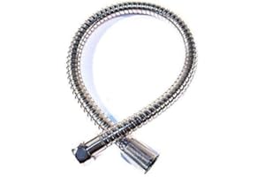 SOYTICH Tubo doccia (40 cm di lunghezza, colore argento)