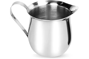 Rolin Roly 1 Pezzo 90ml Bricco da Latte da Cucina Lattiera Acciaio Inox per Latte Salse Cappuccino Barista Café Art Milk Pitcher (90ml)