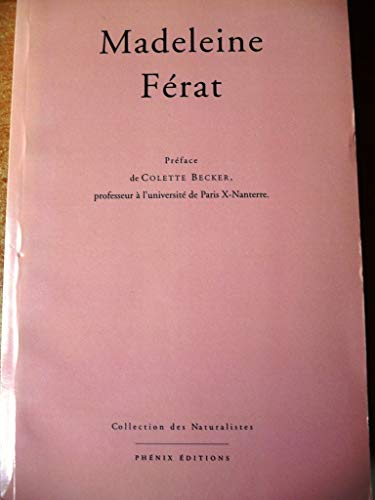 couverture de : Madeleine F&eacute;rat