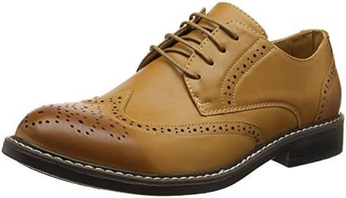 Malvern Men’s A2143 Brogues, Brown (Tan), 9 UK 43 EU