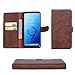 Price comparison product image Gorilla Tech Samsung Galaxy S9+ [S9 Plus] Leather Case, Premium Quality, Stand Wallet Cover Flip Case [Brown] Multiple Card Slots, Magnet Flip, Folio Book Case with Kickstand Feature