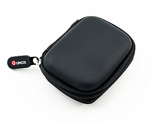 QUMOX Schwarze Speicherkarte Tasche Hartschale für SD MicroSD CF Case Doppelverschlus