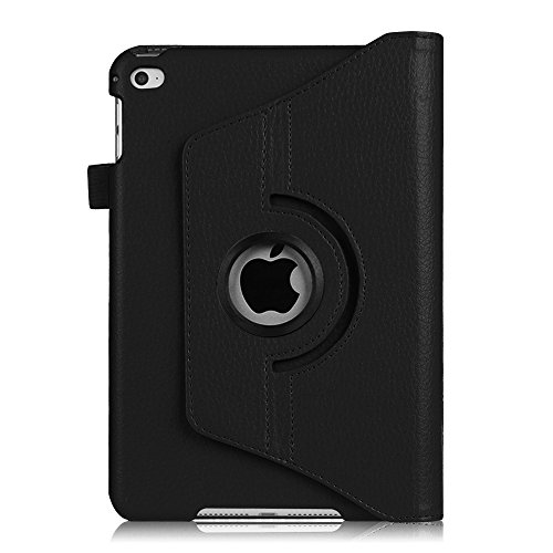 Fintie iPad Mini 4 Hülle – 360 Grad Rotierend Stand Smart Cover Case Schutzhülle Tasche Etui mit Auto Schlaf / Wach Funktion Apple iPad mini 4, Schwarz - 3