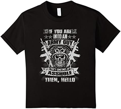 Kids N- If You Are Into Army Guys T-Shirt 12 Black