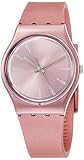 Swatch Damen Analog Quarz Uhr mit Silikon Armband GP154