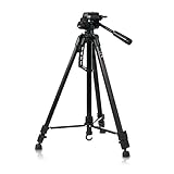 universal stativklemme Beweglich ✔ Der Stativkopf ist ein 3-Wege-Neiger. Er ist neige-, schwenk- und kippfähig, wodurch flexibel die beste Kameraeinstellung mit optimalem Blickwinkel gefunden werden kann.