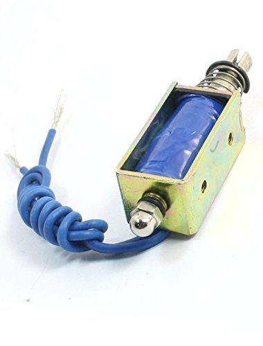 sourcingmap® DC 12V 5N Kraft 10mm Takt Push Typ electromagnet Spule Magnetspule - 2