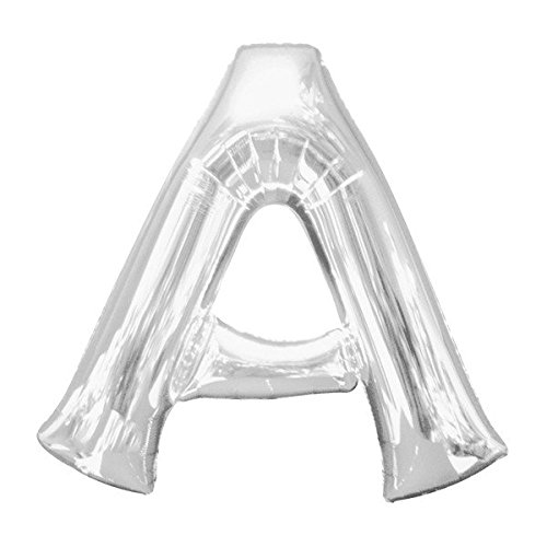 Folienballon - Buchstaben A bis Z - Silber und Gold - 40cm, Luftballon mit Buchstaben + PORTOFREI mgl + Geschenkkarten Set + Helium & Ballongas geeignet. High Quality Premium Ballons vom Luftballonprofi & deutschen Heliumballon Experten. Luftballon Geschenk und lustige Ballon Deko
