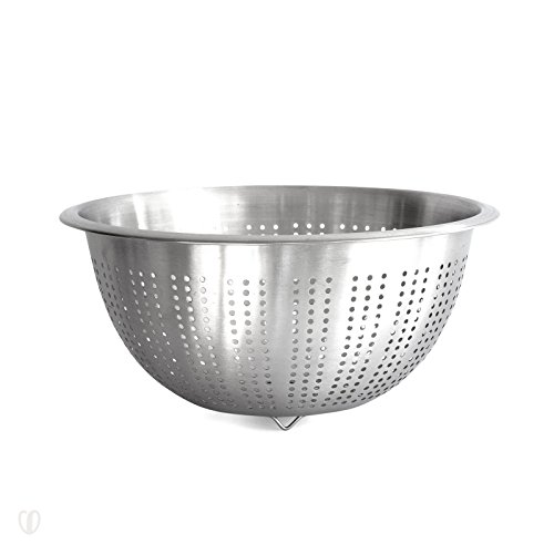 Seiher Edelstahl Ø 27,5 cm / Nudelsieb, Sieb, Durchschlag, Abtropfsieb