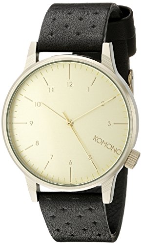 Komono Men'Armbanduhr Analog Quarz, Brown PU Strap KOM-W2002 Komono Men'Armbanduhr Analog Quarz, Brown PU Strap KOM-W2002