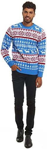 G UK TRADE Fairisle Sky Blue Large