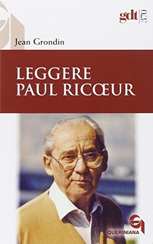Leggere Paul Ricoeur Leggere Paul Ricoeur