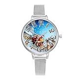 Floweworld Uhren Damen,Herren Uhr Chronograph Analogue Quartz Wasserdicht Business Zifferblatt Armbanduhr Analog Handgelenk Kleine Zifferblatt zarte Uhr Luxus Uhren Weihnachten