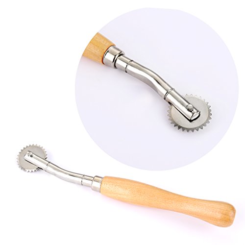 Blulu Werkzeuge Leder Kit de Couture Leder Handwerk de Couture puzón Fingerhut Thread, gewachst, 9 Teile - 6