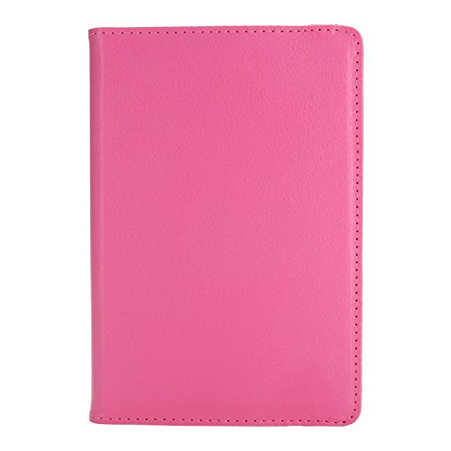 WindTeco Neu iPad 9.7 Zoll 2017 / iPad Air 2 / iPad Air Hülle – 360 Grad Rotierende Stand Smart Cover Case Schutzhülle Tasche Etui mit Auto Schlaf / Wach Funktion für Apple New iPad 9.7 inch 2017 Modell / iPad Air 2 2014 Modell / iPad Air 2013 Modell Tablet, Magenta - 6