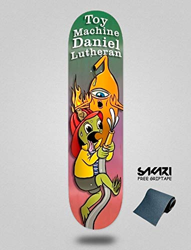 lordofbrands Toy Machine TM 8.50 Lutheran Valentines Monopatín Skate Skateboard Deck