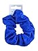 Blue Soft Jersey Fabric Hair Scrunchie Bobble Elastic Hair Band