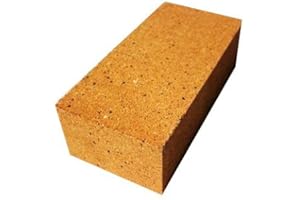 VOYTO Set of 4 Fireplace, Pizza Oven, BBQ, Stove Clay Firebricks 230mm x 114mm x 32mm- Rated to 1500⁰C