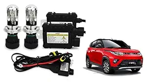 RS Enterprises Cars Mahindra KUV 100 H4 - HID Conversion Light Kit ( 2 HID Light , 2 Blaster , Wiring ) Vehicle HID Kit for Car Headlight