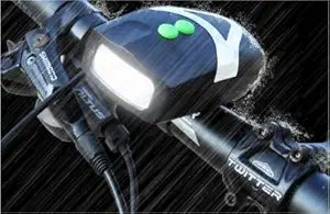 AFPIN Kids Adults Cycle Light 3 Modes Cycle Bell Siren Hooter Cycle Bell for Bicycle Horn and Light (Multicolor)