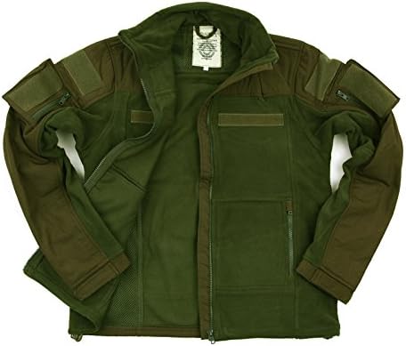 AlxShop-COMBAT POLYESTER Fleece Jacket -  Green - XXXXL