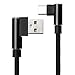 Produktbild Sunhoyu USB Type C Kabel 90 Grad, Geflochtene USB3.1 Typ C Datenkabel Für Galaxy S8 Note8 OnePlus 5 Android