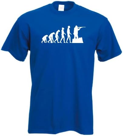 Clay Pigeon T-Shirt | Evolution of Shooting t shirt | 100% Heavy Cotton T-Shirt