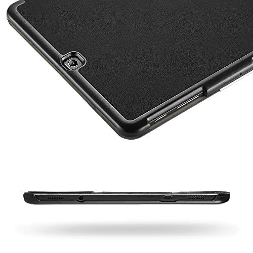 EasyAcc Funda Cuero por Samsung Galaxy Tab S2 9 7 Ultra Delgada Elegante - Negro