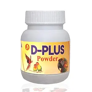 Pet Care International (PCI) D-Plus Powder to Help Calcium Absorption and Immunity for Healthy Bird, Healthcare (100grm)