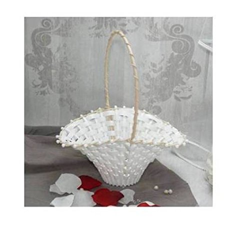 2 Streukörbchen Biedermeierkörbchen Hochzeit Blumenkinder - 2
