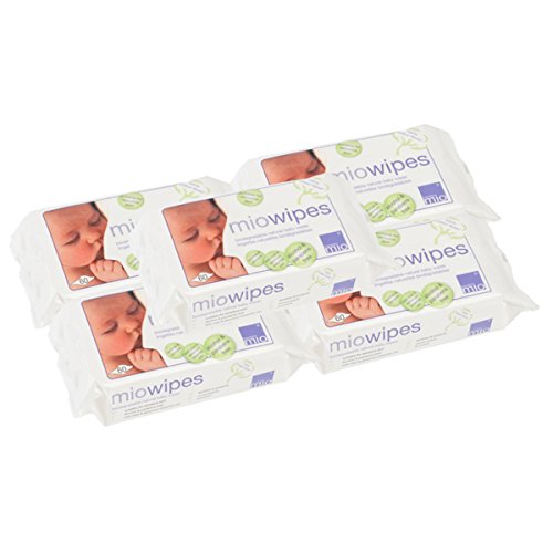 Bambino Mio, Miowipes (Natural Baby Wipes), 5 Pack