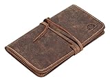 Tabaktasche Leder Braun Greenburry Drehertasche