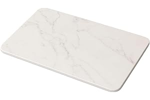 Acomoda Textil – Alfombra de Baño de Piedra Diatomita 40x60 cm. Tapete Antideslizante de Secado Rápido y Alta Absorción Práctico Higiénico y Funcional para el Hogar (Lea)