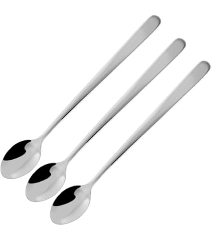 GRÄWE® 6 X Long Drinking Spoon 22 Cm Stainless Steel, Series