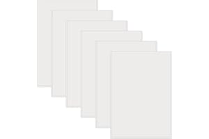 UMCHU 6 Piezas A4 Fundas de plástico para documentos,Protector de archivos,Protectores de documentos,para la protección de fotos y documentos(Vertical)