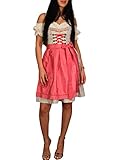 Ohne Accessoires, mit Dirndl, Bluse und Schürze