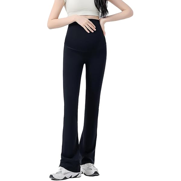 Legging Maternité Bestele - Pantalon Yoga Évasé Confort Grossesse