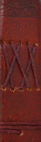 Lederbuch Gusti Leder nature „Damara“ Notizblock DIN A6 Buch Tagebuch Kladde Skizzenbuch aus Rindsleder Lederaccessoire Traditionell Fotobuch Groß Lederbuch Universität Handgeschöpftes Papier Elefant P10 - 8