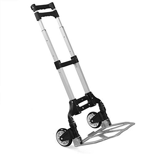 Yahee Sackkarre Plattformwagen Transportsystem klappbar belastbar bis 80 kg Transportkarre mit ausziehbarem Griff - 3