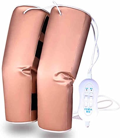 Massage equipment Leg Massager Joint Massage Instrument Moxibustion Knee Pads Leggings Suitable for different people ( Color : Gold )