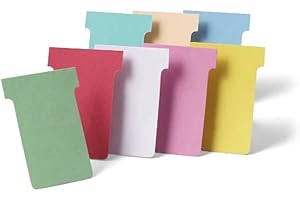 Nobo T-Cards A110 Light Blue Size 2 (Pack of 100)