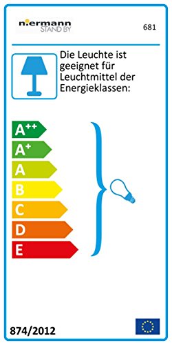 Niermann Standby Kunststoff Deckenleuchte „Sunny“ 681 - 5