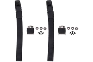 T TOOYFUL Patines Correa + Abrazadera de Correa Clip de Hebilla con Tornillos de Montaje Tuercas para Patines Piezas de Repuesto, Durable